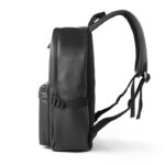 Pu Vegan Leather School Backpack Men Laptop Collage Bags Wasserdichter student Rucksack Mochila Cuero