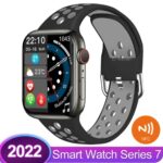 Vwar DT7 Plus Smart Watch Series 7 Two Buttons NFC GPS Tracker