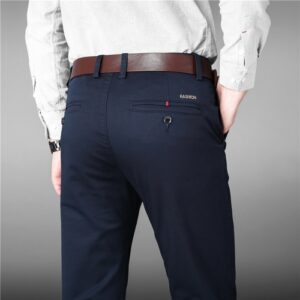 2020 Luxury Straight Business Casual Men Pants High Quality Designer