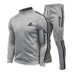 2022 Spring New Brand LOGO Men's Zipper Cardigan Jacket + Sports Pants