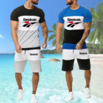 Men's Bodybuild Patchwork Striped Activewear Summer Casual Short