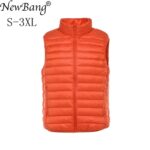 NewBang Brand Men's Waistcoat Ultra Light Down Vest Men Lightweight