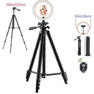 Ring Mobile Phone Holder Bracket Tripod Round Fill Light 3 Colors