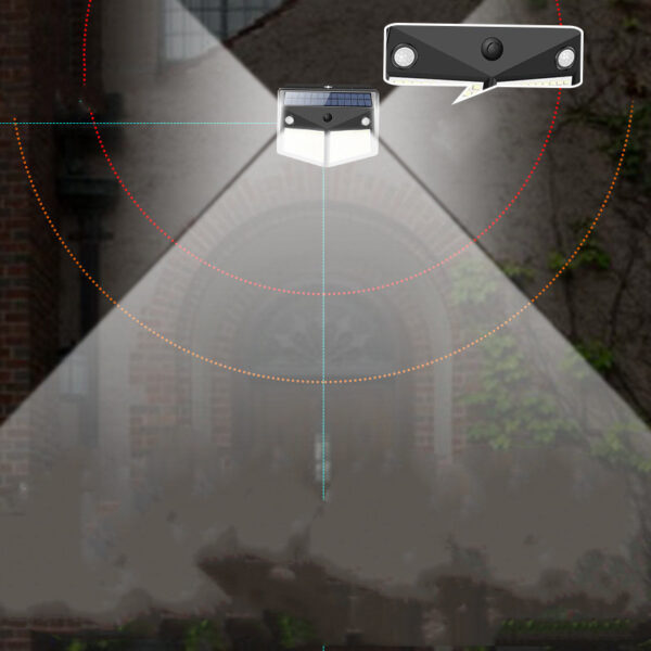 Outdoor Rainproof Garden Villa LED Solar Light Dual Sensor - Image 4